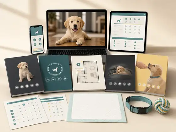 Conjunto de mockups dos materiais do Método Xixi Certo