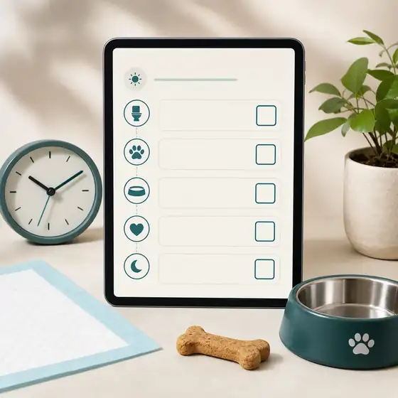 Mockup do Checklist Diário Xixi Certo
